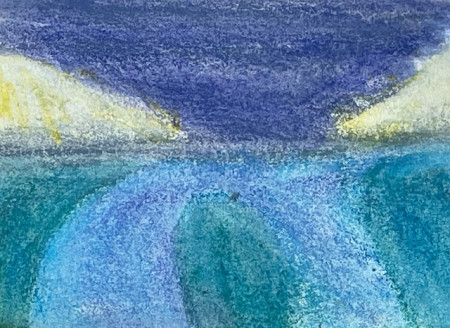 Forbidding clouds above the IJssel